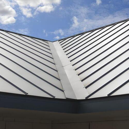 a standing seam metal roof